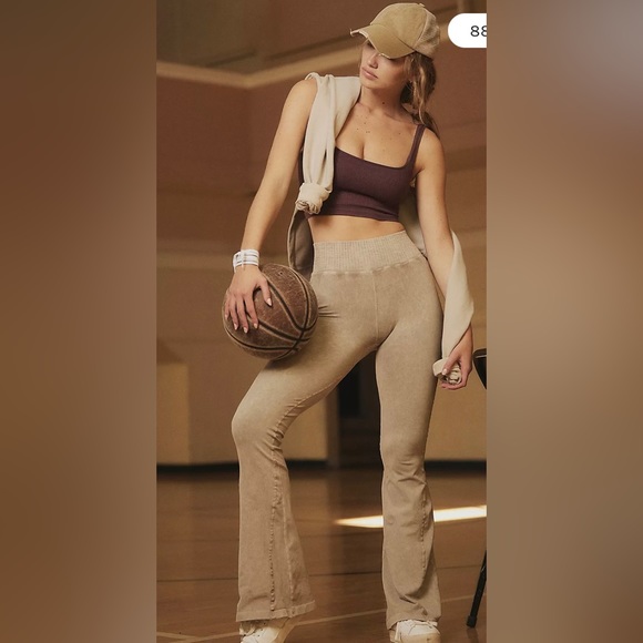 NWOT Free People Good Karma Flare Pants in XS/S - Picture 5 of 5